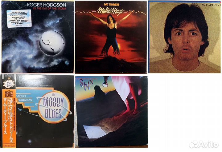 Виниловые пластинки из личной коллекции