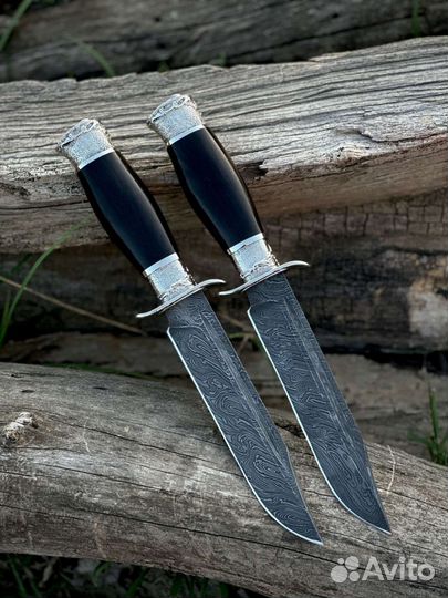 Нож Разведчик Дамаск