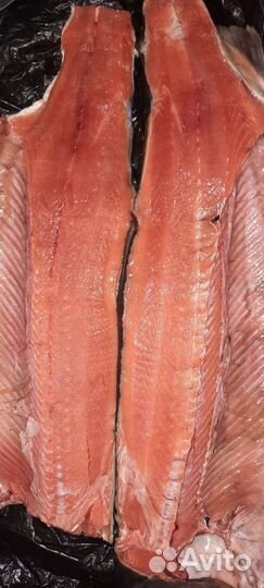 Кета потрошёная с головой