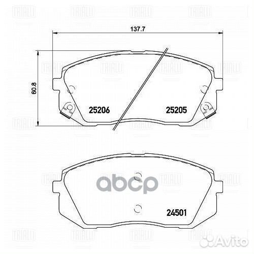 Колодки тормозные hyundai ix35 10/KIA sportage