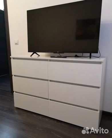 Комод белый на 6 ящиков (аналог IKEA)