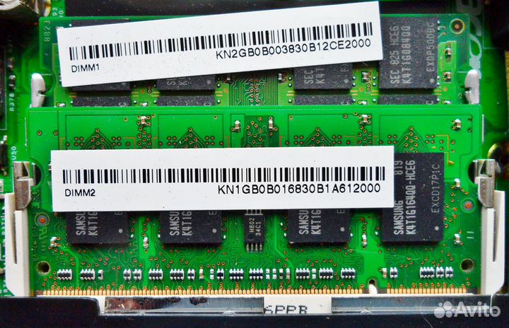 Оперативная память 1GB+2GB DDR2-667, PC2-5300S