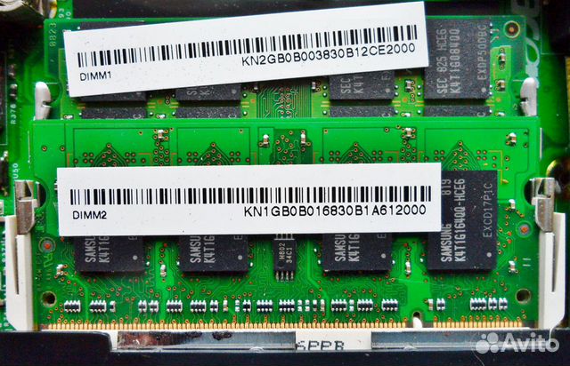Оперативная память 1GB+2GB DDR2-667, PC2-5300S