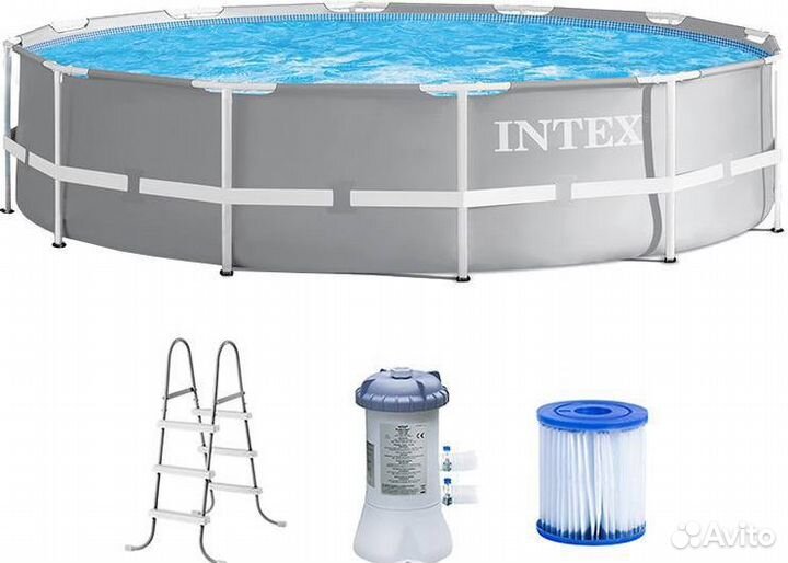 Каркасный бассейн intex 305 х 76 см (с насос-фильт