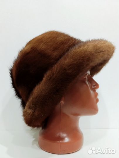 Шапка норковая женская