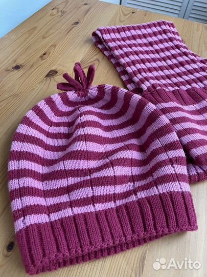 Комплект шапка и шарф