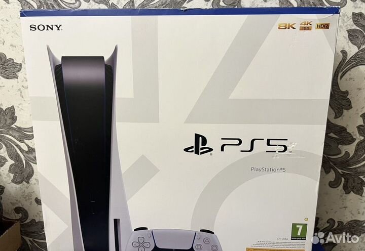 Игровая приставка ps5 с дисководом