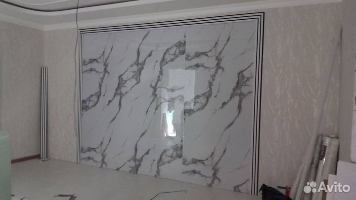 Стеновые панели Гибкий мрамор для отделки Лист D7