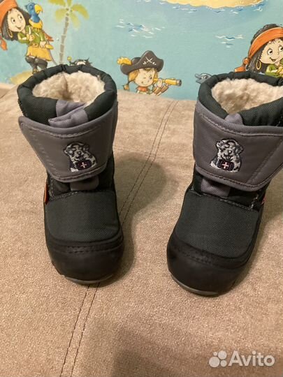 Зимние детские ботинки 20-21 размер