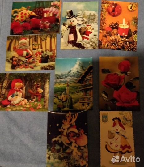 Открытки коллекционные стерео и обычные