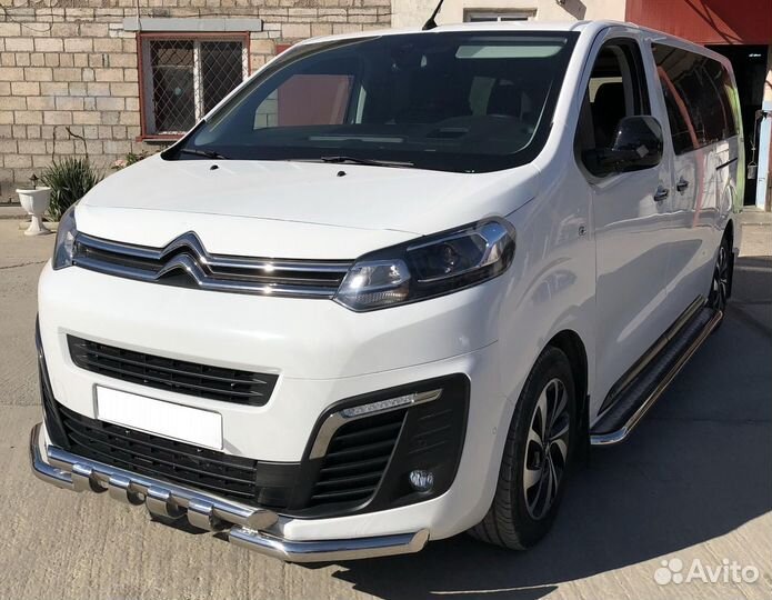 Citroen SpaceTourer 2018 Пороги с листом накладны