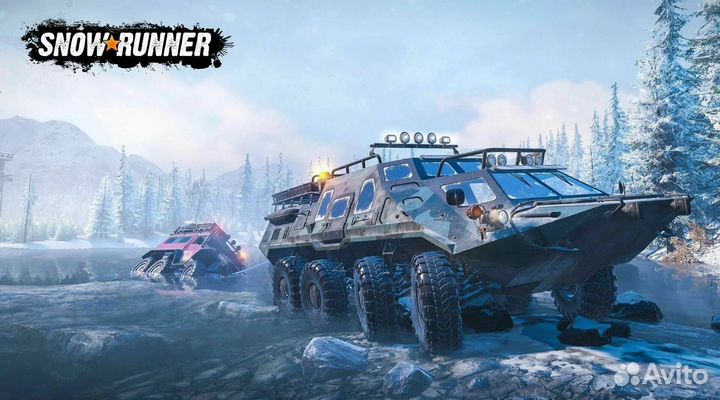 Игры ps4/ps5 snow runner диски новые рус. Вер