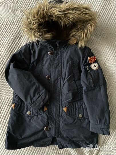 Куртка парка ветровка zara 2в1 на мальчика 116
