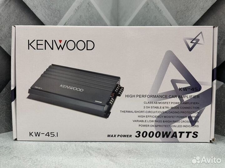 Усилитель Kenwood 3000 w 4 канальный