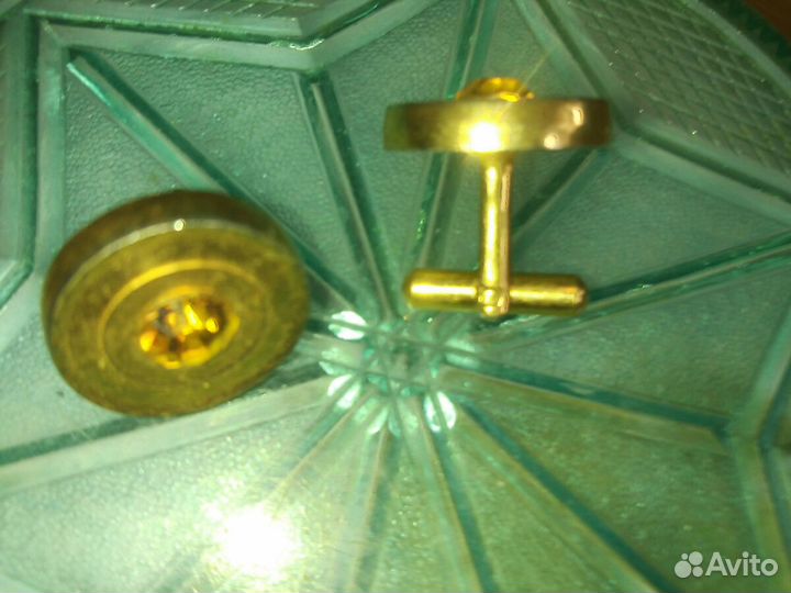 Запонки мужские ретро б/у