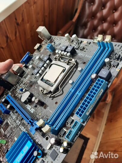 Материнская плата 1155 с процессором