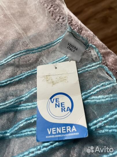 Шарф Venera Italy шелк новый