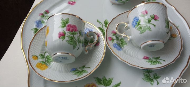 Кофейный сервиз тет-а-тет Hollohaza (Венгрия)