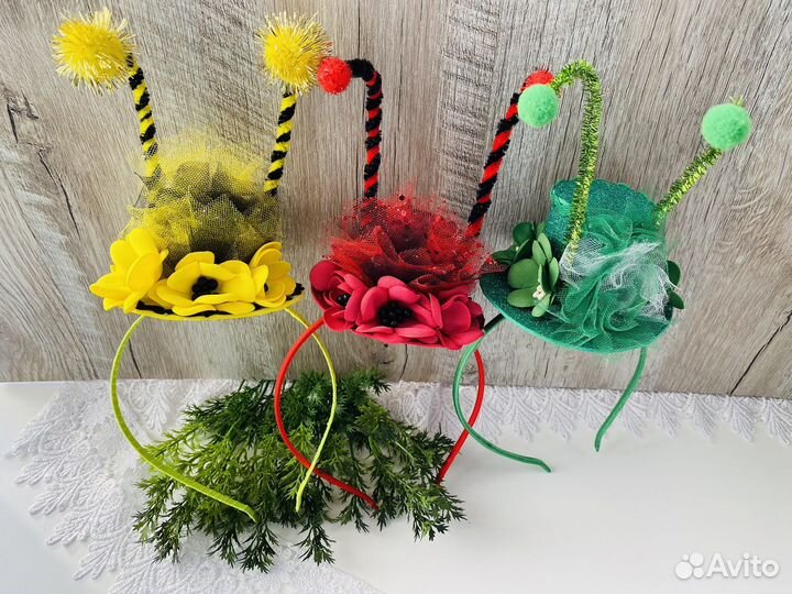 Пчелка.Божья коровка.Ободок