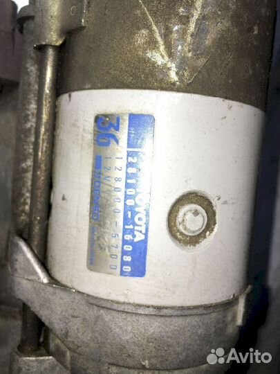 Стартер 4A Toyota Sprinter Carib AE95 2810016080