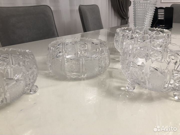 Хрустальная ваза