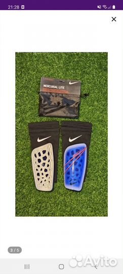 Щитки футбольные nike