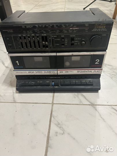 Fisher кассетный магнитофон