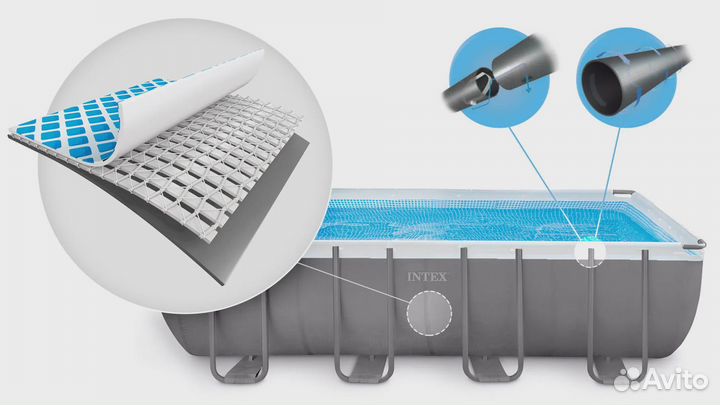 Бассейн каркасный Intex 26356