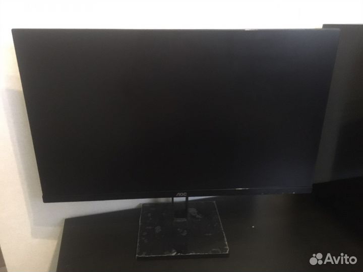 Монитор Aoc 27v2q, 1920x1070, 75гц, ips