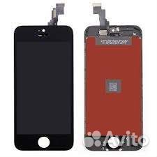 Экран iPhone 5S SE black дисплей айфон 5S SE черны