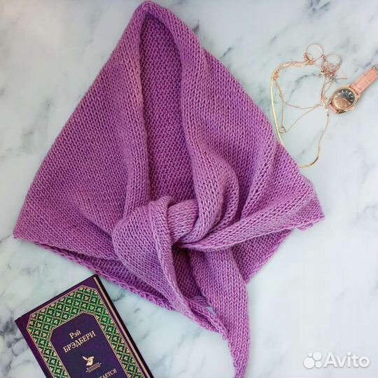 Вязаная косынка новая