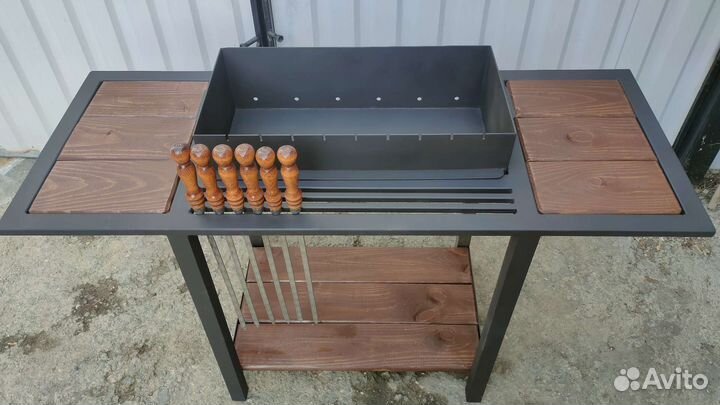 Мангал в стиле лофт