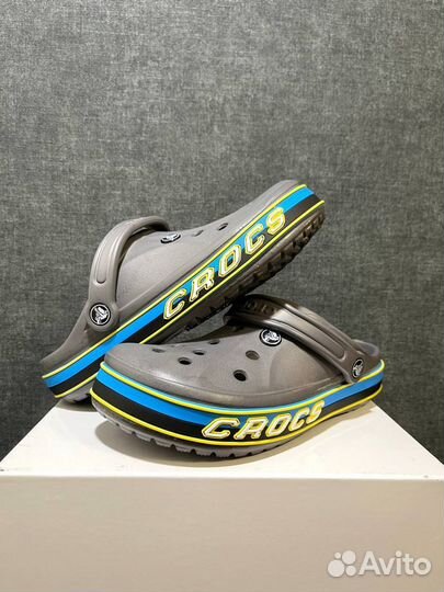 Серые сабо Crocs Bayaband Clog 2024 (унисекс)