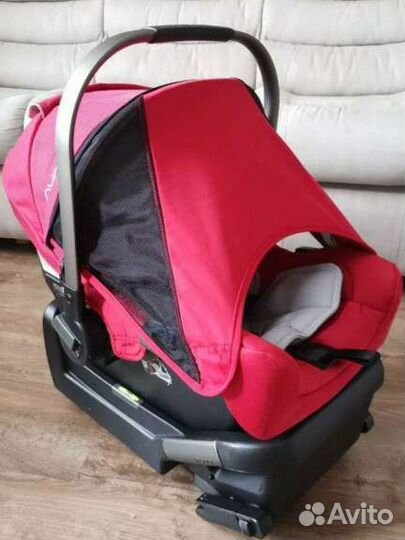Автолюлька nuna pipa с базой isofix