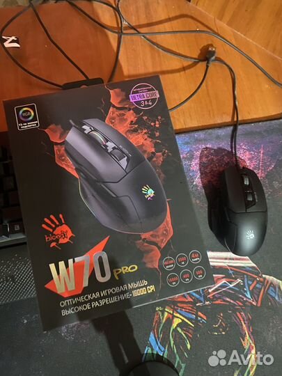 Игровая мышь A4tech Bloody W70 Pro