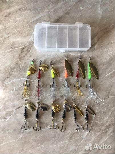 Блесна вертушки в боксе