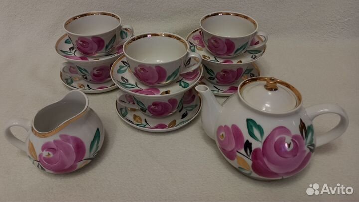 Чайный сервиз СССР Песочное