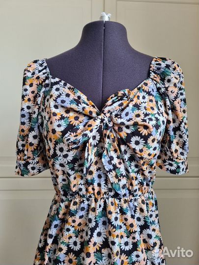 Италия Цветочное платье 42-44