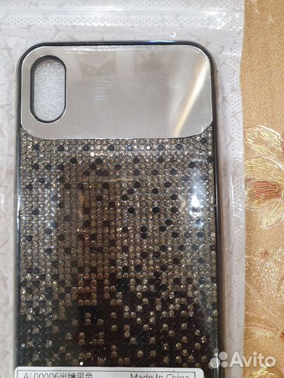 Чехол на iPhone XS Max+ защитное стекло