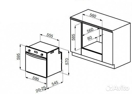 Духовой шкаф korting ogg 1052 crr