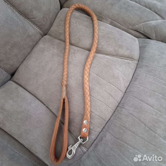 Поводок для собак кожаный