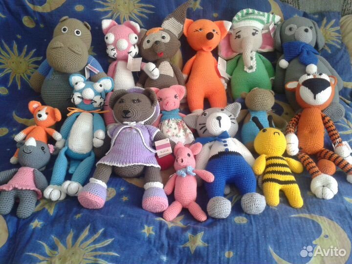Детские игрушки вязаные