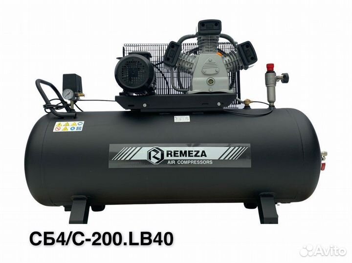 Компрессор поршневой 200.LB40 remeza (Белоруссия):