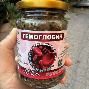 Натуральная паста для гемоглобина и ферритина