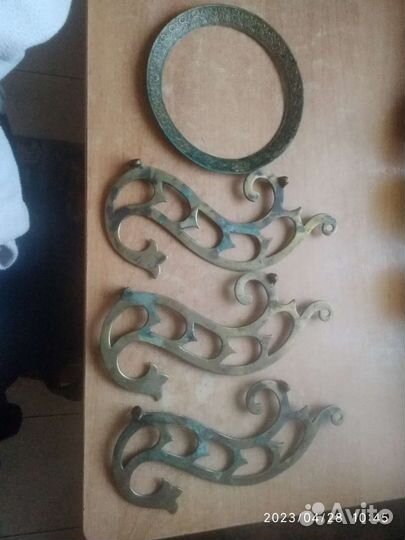 Антикварные латунные элементы