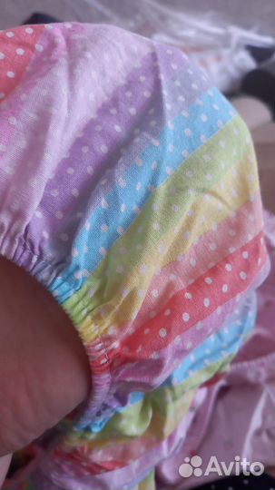 Бортики в детскую кроватку и две простыни