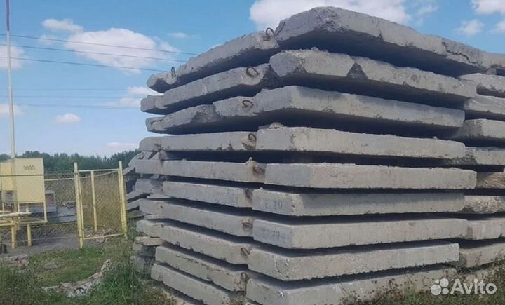 Плиты дорожные 3Х1.75м 1 сорт