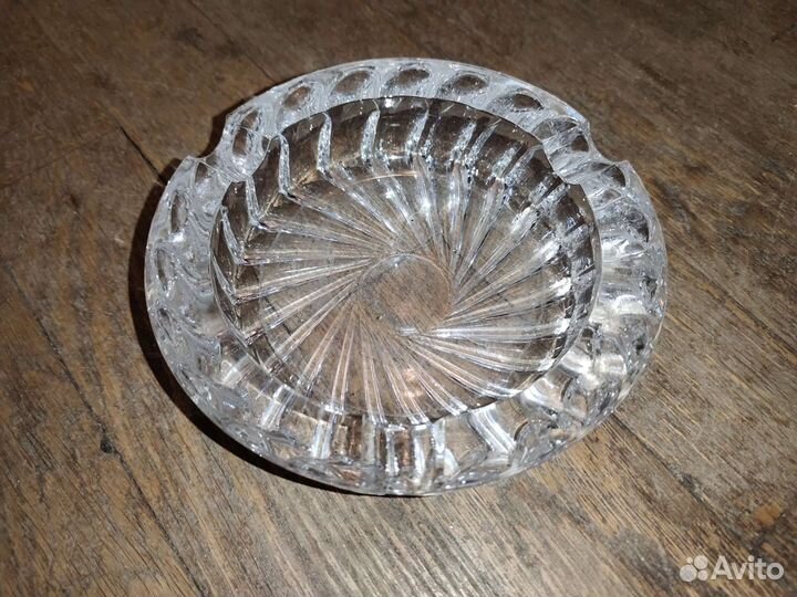 Хрустальная пепельница времен СССР