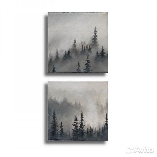 Картины диптих 