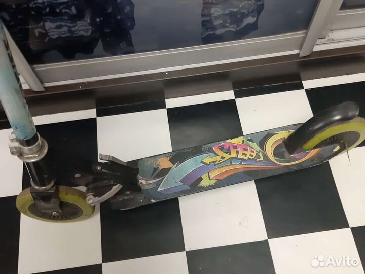 Самокат детский двухколесный бу